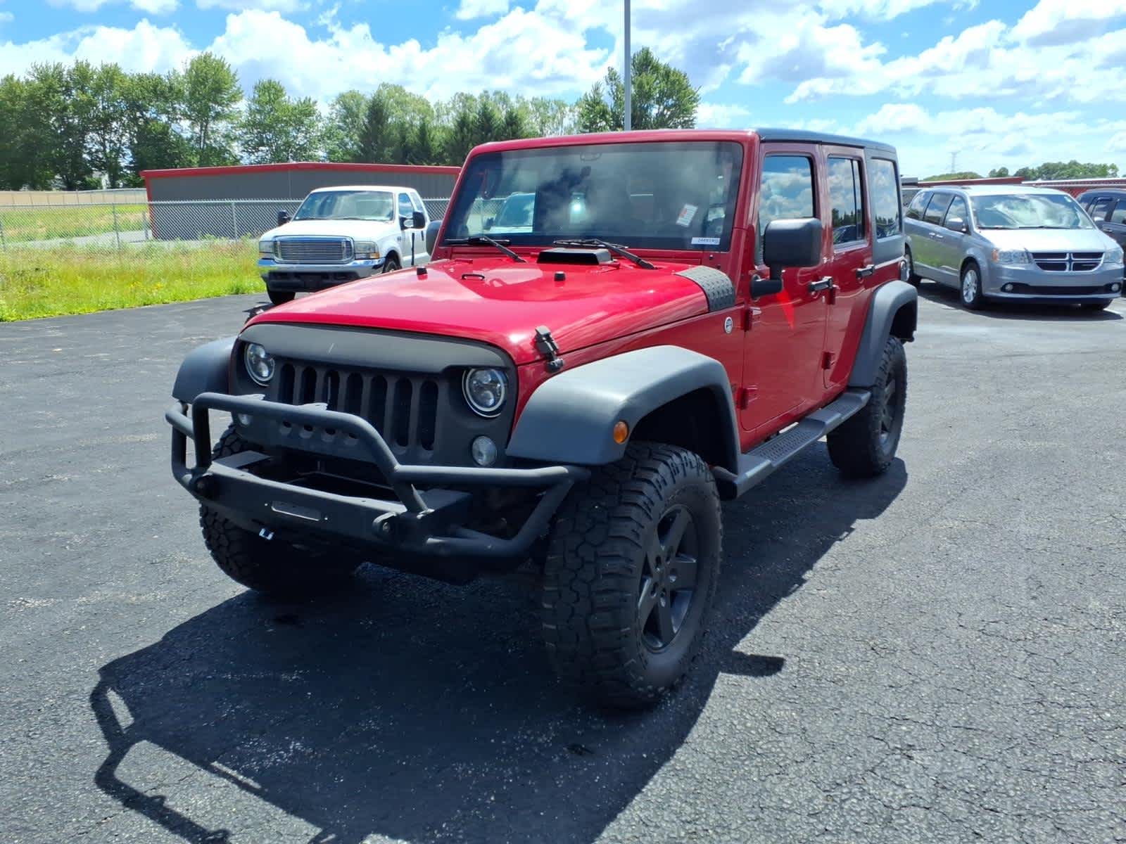 Used 2014 Jeep Wrangler Unlimited Sport with VIN 1C4BJWDG0EL212337 for sale in Columbiana, OH