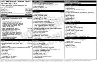 2020 Jeep Wrangler Unlimited Sport S