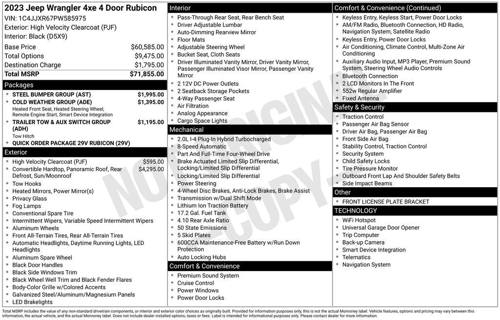 2023 Jeep Wrangler Rubicon 4xe