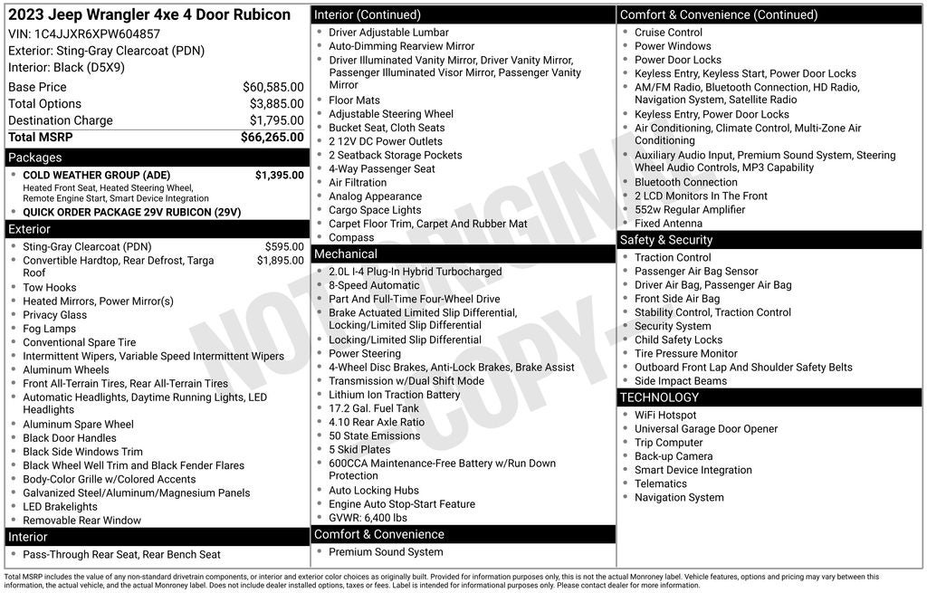 2023 Jeep Wrangler Rubicon 4xe