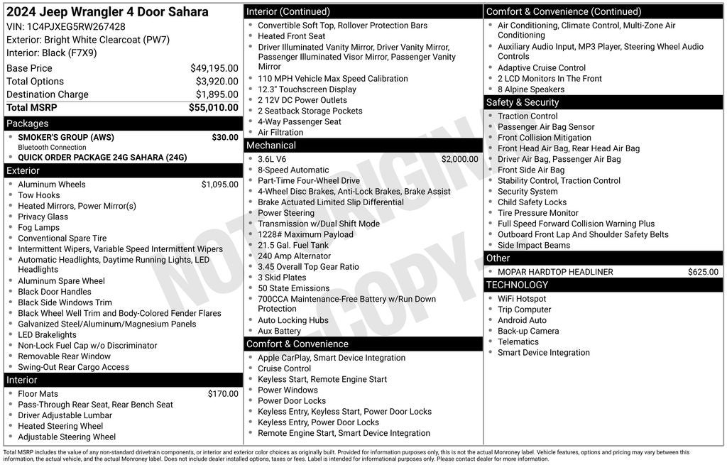 2024 Jeep Wrangler Sahara
