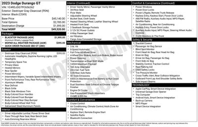 2023 Dodge Durango GT