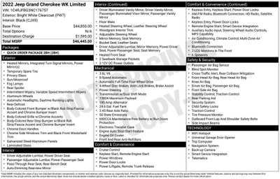 2022 Jeep Grand Cherokee WK Limited