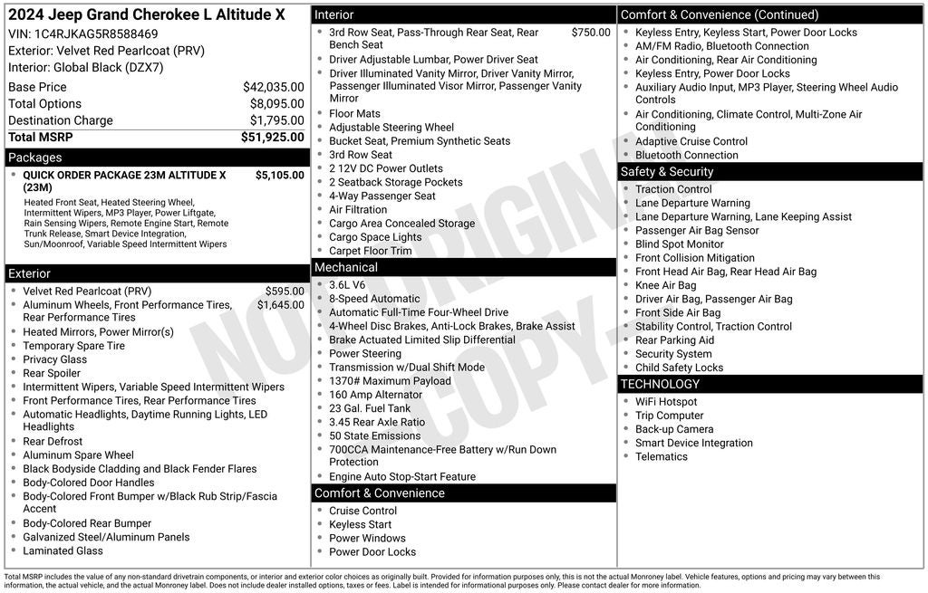 2024 Jeep Grand Cherokee L Altitude X