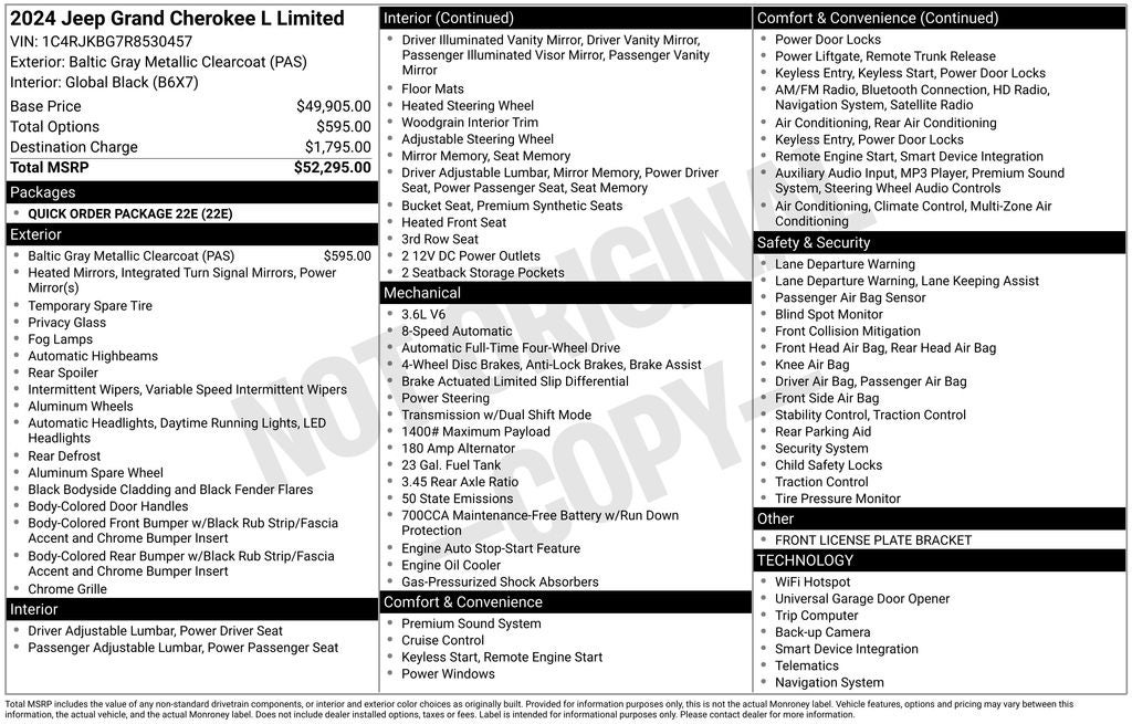 2024 Jeep Grand Cherokee L Limited