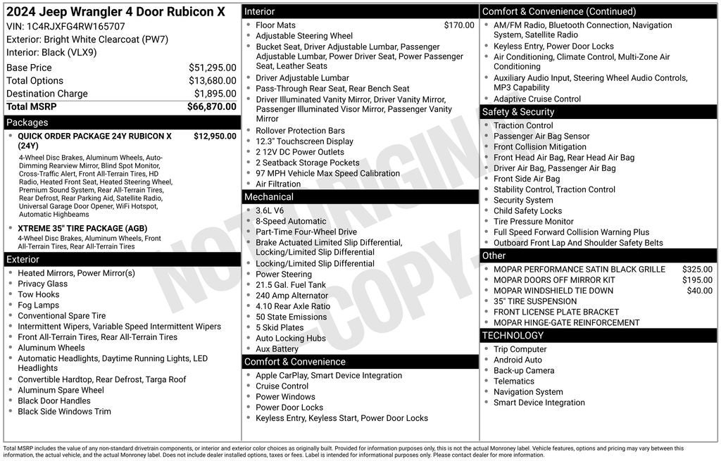 2024 Jeep Wrangler Rubicon X