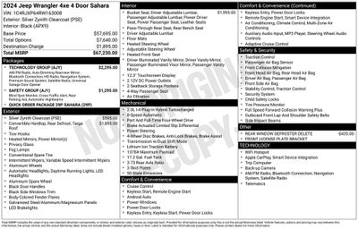 2024 Jeep Wrangler Sahara 4xe