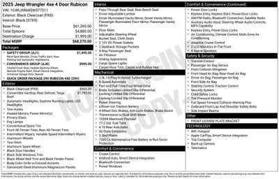 2025 Jeep Wrangler Rubicon 4xe