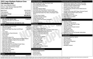 2023 Jeep Gladiator Rubicon