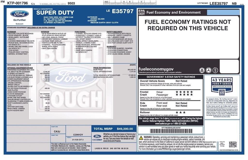 2020 Ford F-250SD XL