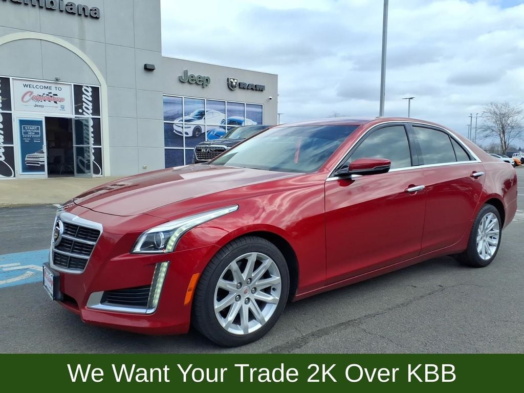 Used 2014 Cadillac CTS Sedan Standard with VIN 1G6AW5SX4E0122896 for sale in Columbiana, OH