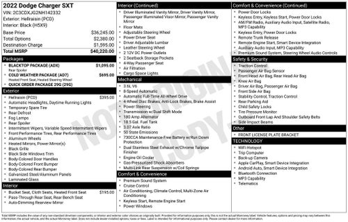 2022 Dodge Charger SXT