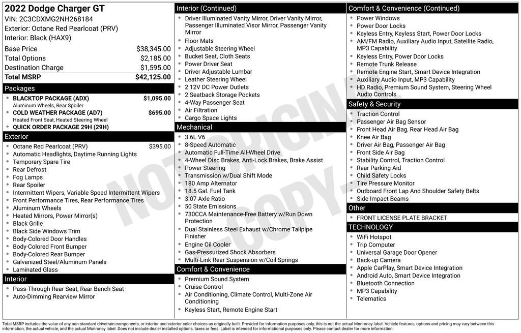 2022 Dodge Charger GT