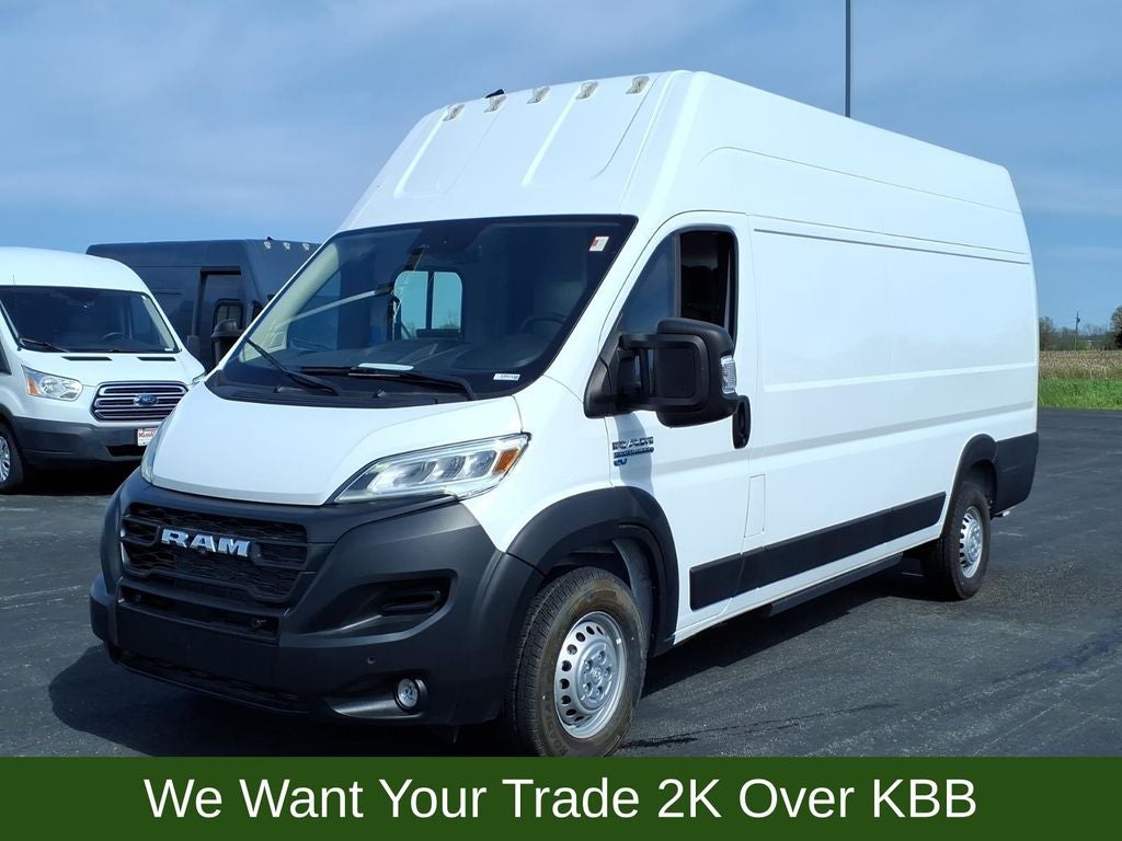 Used 2024 RAM ProMaster EV Delivery Van Base with VIN 3C6MRWAZ9RE109544 for sale in Columbiana, OH