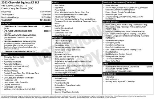 2022 Chevrolet Equinox LT