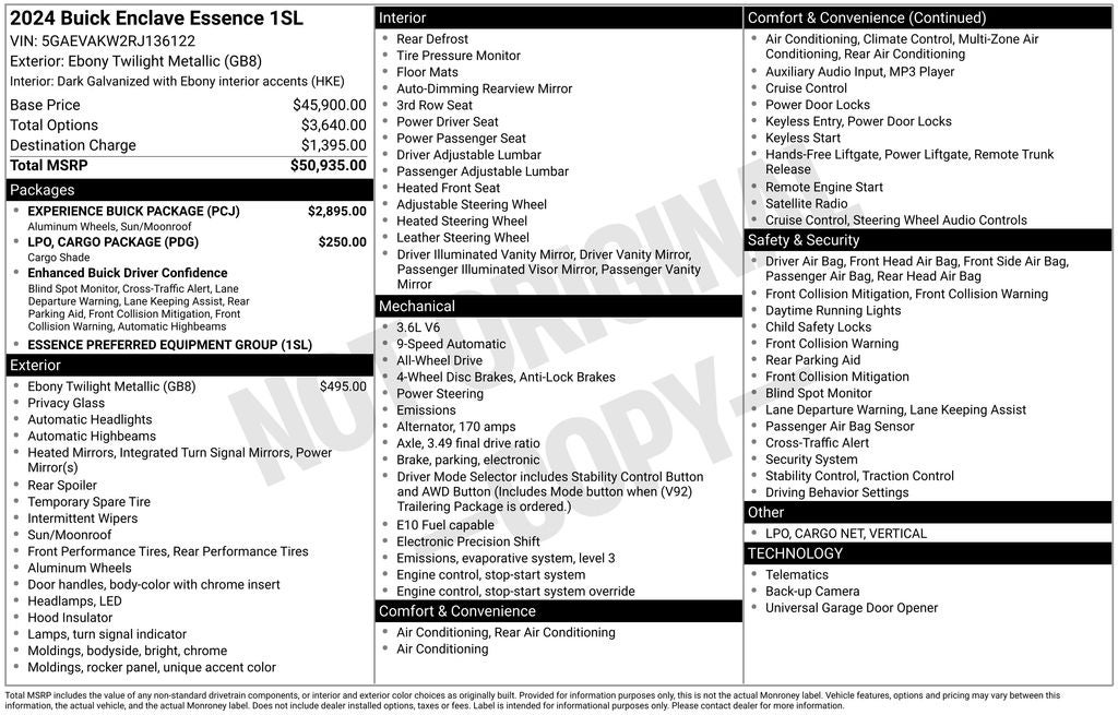 2024 Buick Enclave Essence