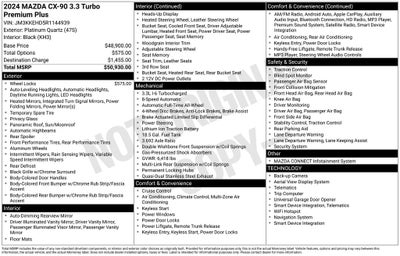 2024 Mazda Mazda CX-90 3.3 Turbo Premium Plus