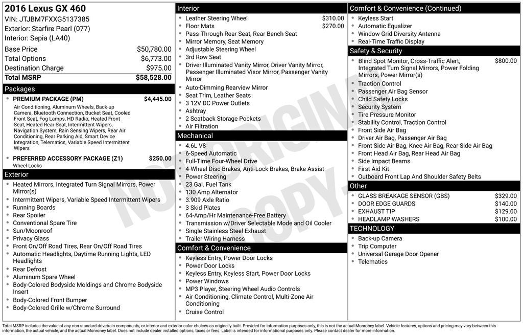 2016 Lexus GX 460
