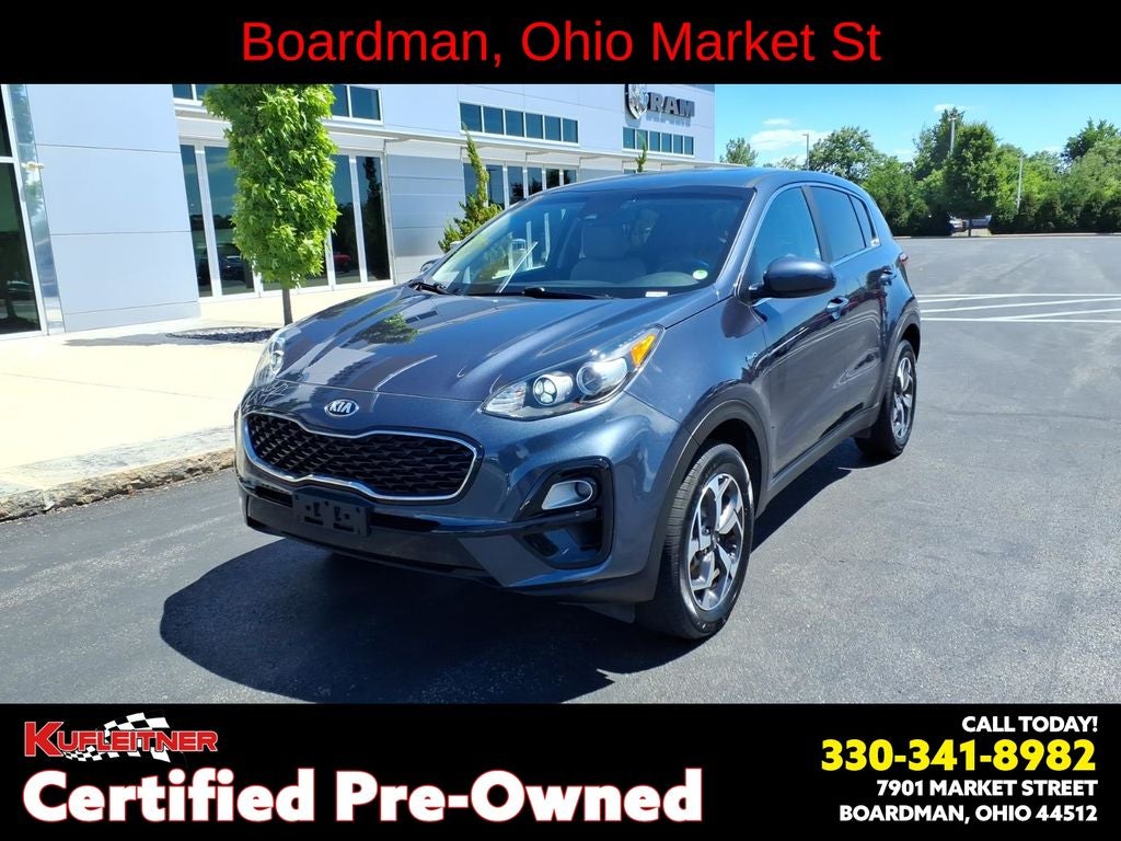 Used 2020 Kia Sportage LX with VIN KNDPMCAC1L7654319 for sale in Columbiana, OH