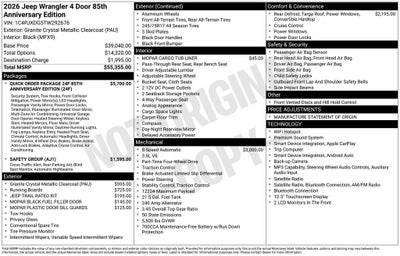 2026 Jeep Wrangler Base