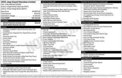 2025 Jeep Grand Cherokee Limited