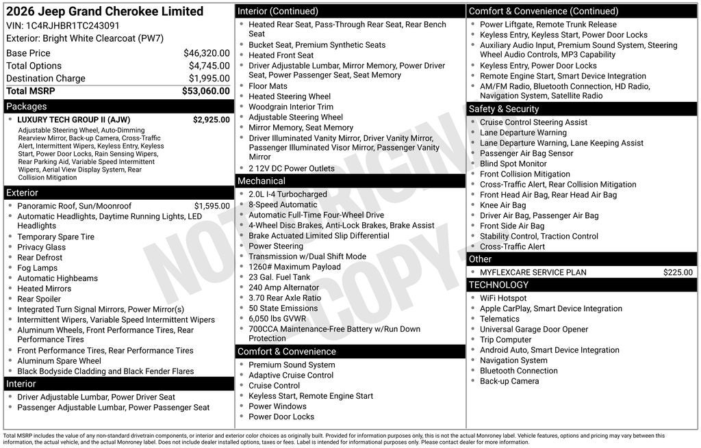 2026 Jeep Grand Cherokee Limited