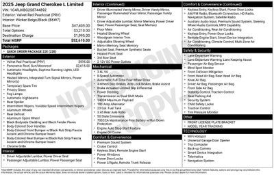 2025 Jeep Grand Cherokee L Limited
