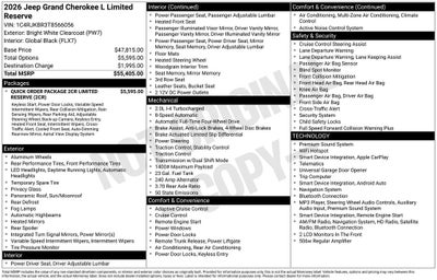 2026 Jeep Grand Cherokee L Limited