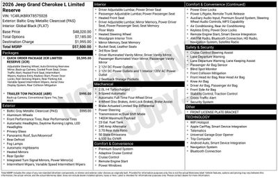 2026 Jeep Grand Cherokee L Limited