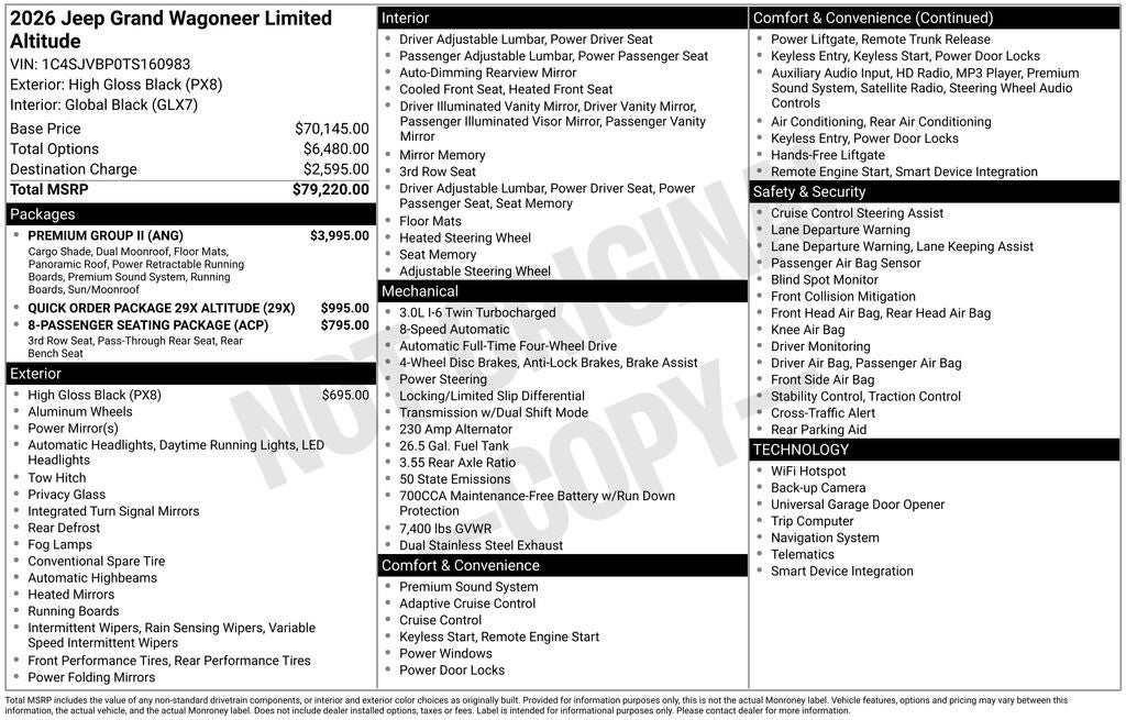 2026 Jeep Grand Wagoneer Limited