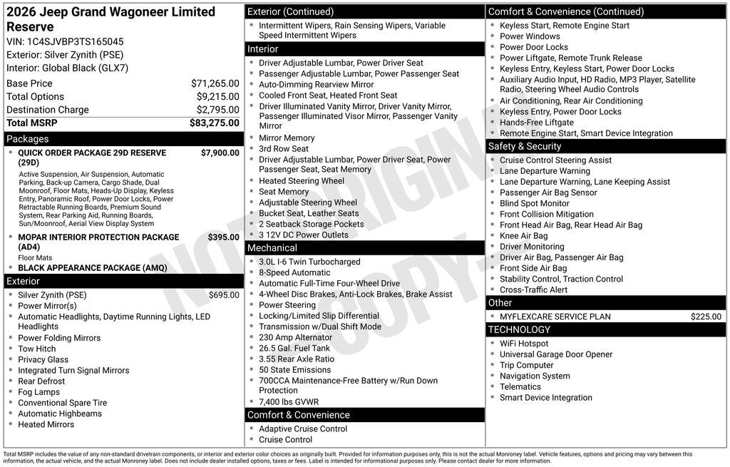2026 Jeep Grand Wagoneer Limited
