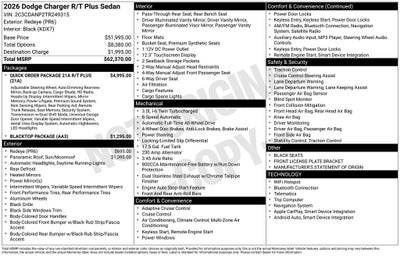 2026 Dodge Charger R/T