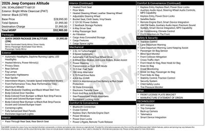 2026 Jeep Compass Latitude