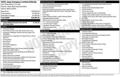 2026 Jeep Compass Limited