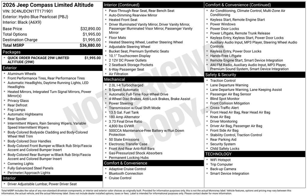 2026 Jeep Compass Limited