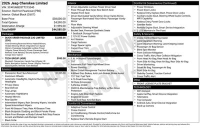 2026 Jeep Cherokee Limited