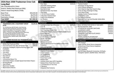 2026 RAM 2500 Tradesman