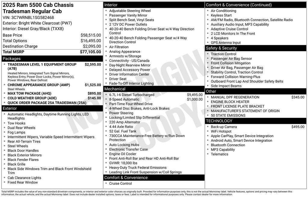 2025 RAM 5500HD Tradesman