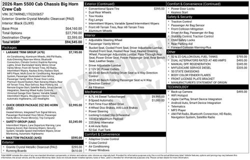 2026 RAM 5500HD Tradesman